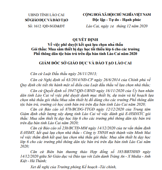 Đấu thầu Sở GD&ĐT Lào Cai: Nhiều bất thường trong đấu thầu qua mạng, đội giá mua thiết bị